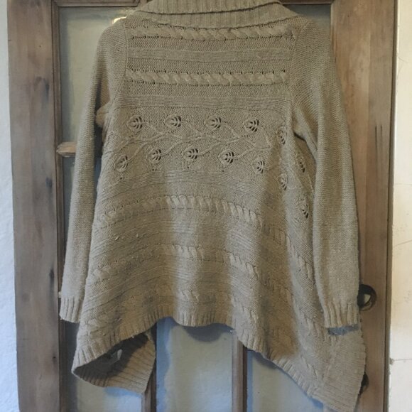 GAP 57% wool knitted waterfall sweater - Picture 4 of 10